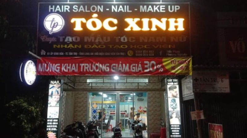 Tiệm cắt tóc uy tín ở long an